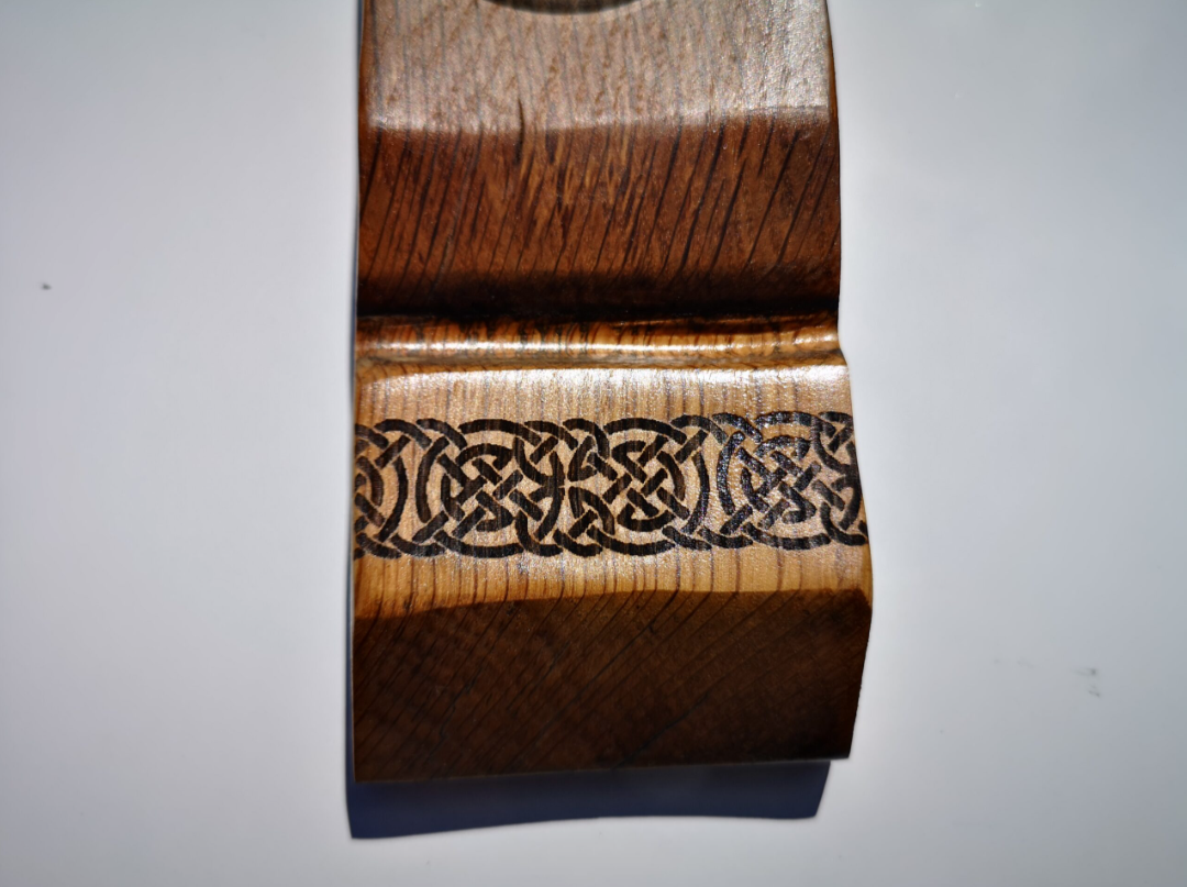 Reclaimed Whisky Wood Twin Candle Holder