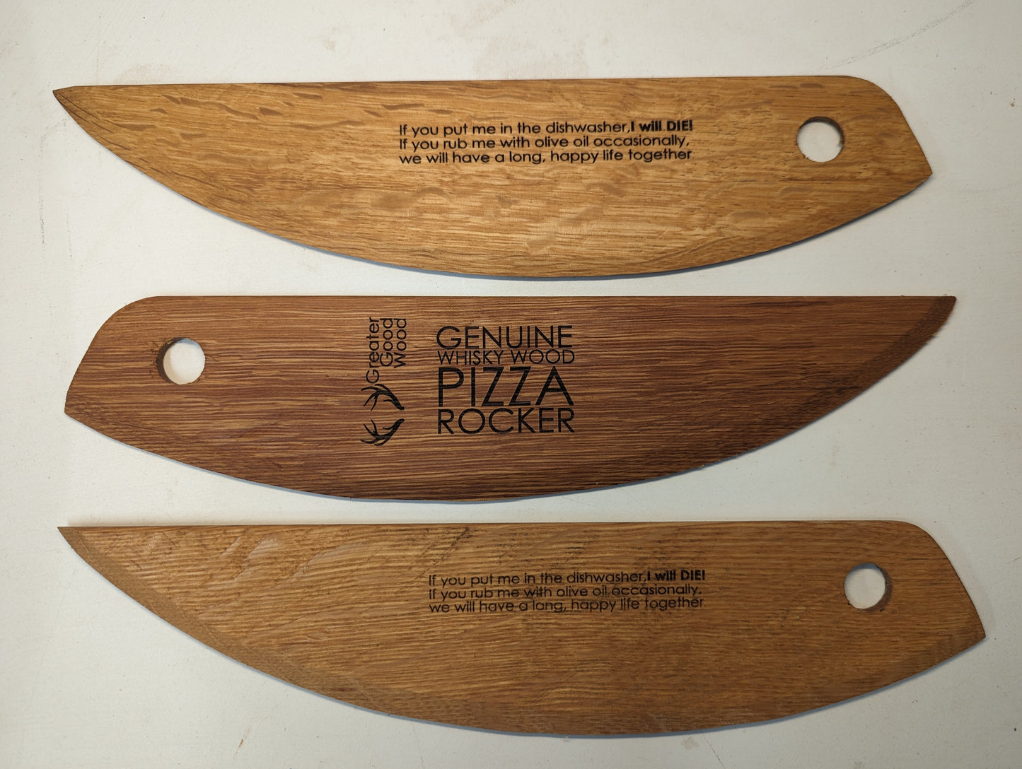 Whisky Wood Pizza Rockers – Greater Good Wood