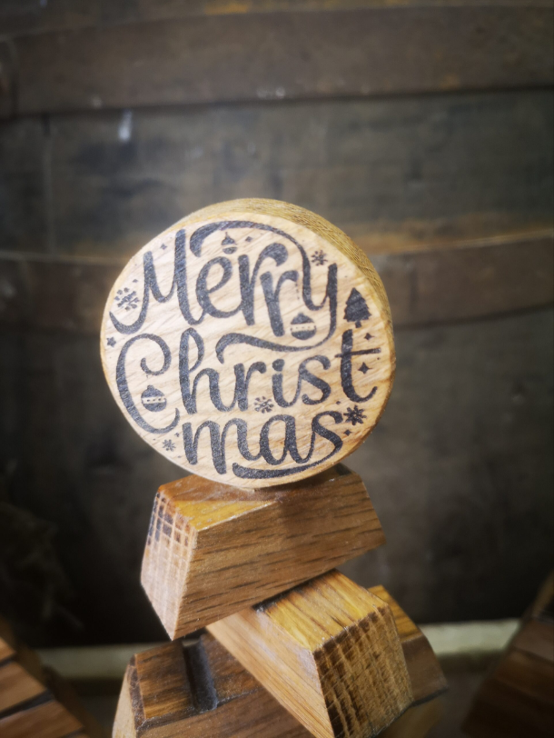 Reclaimed Whisky Wood Christmas Tree